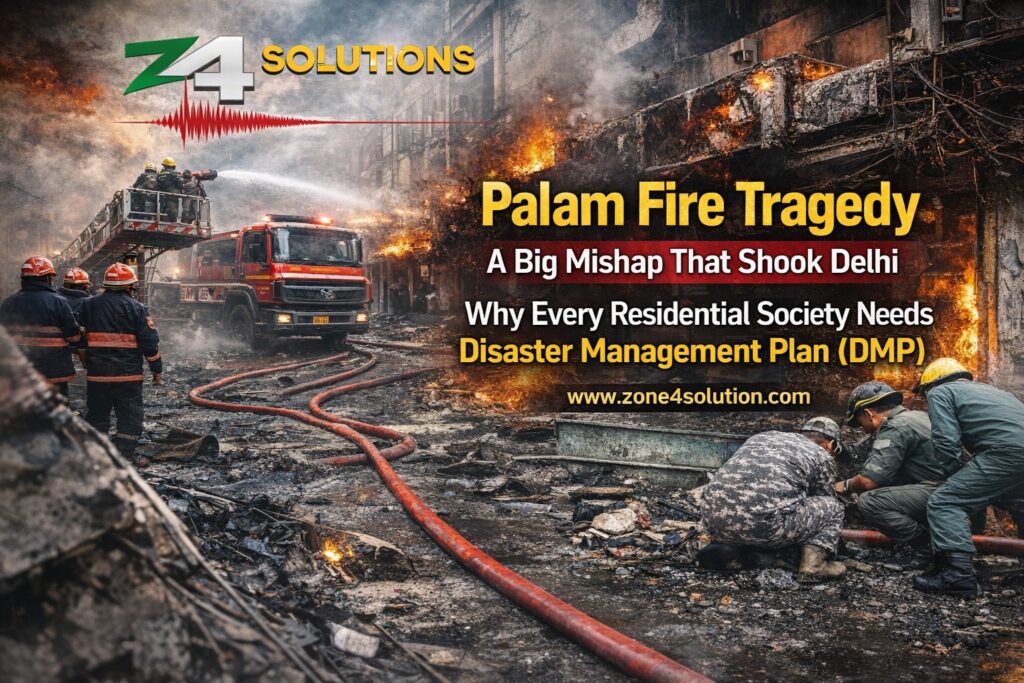 fire disaster management plan in Palam
